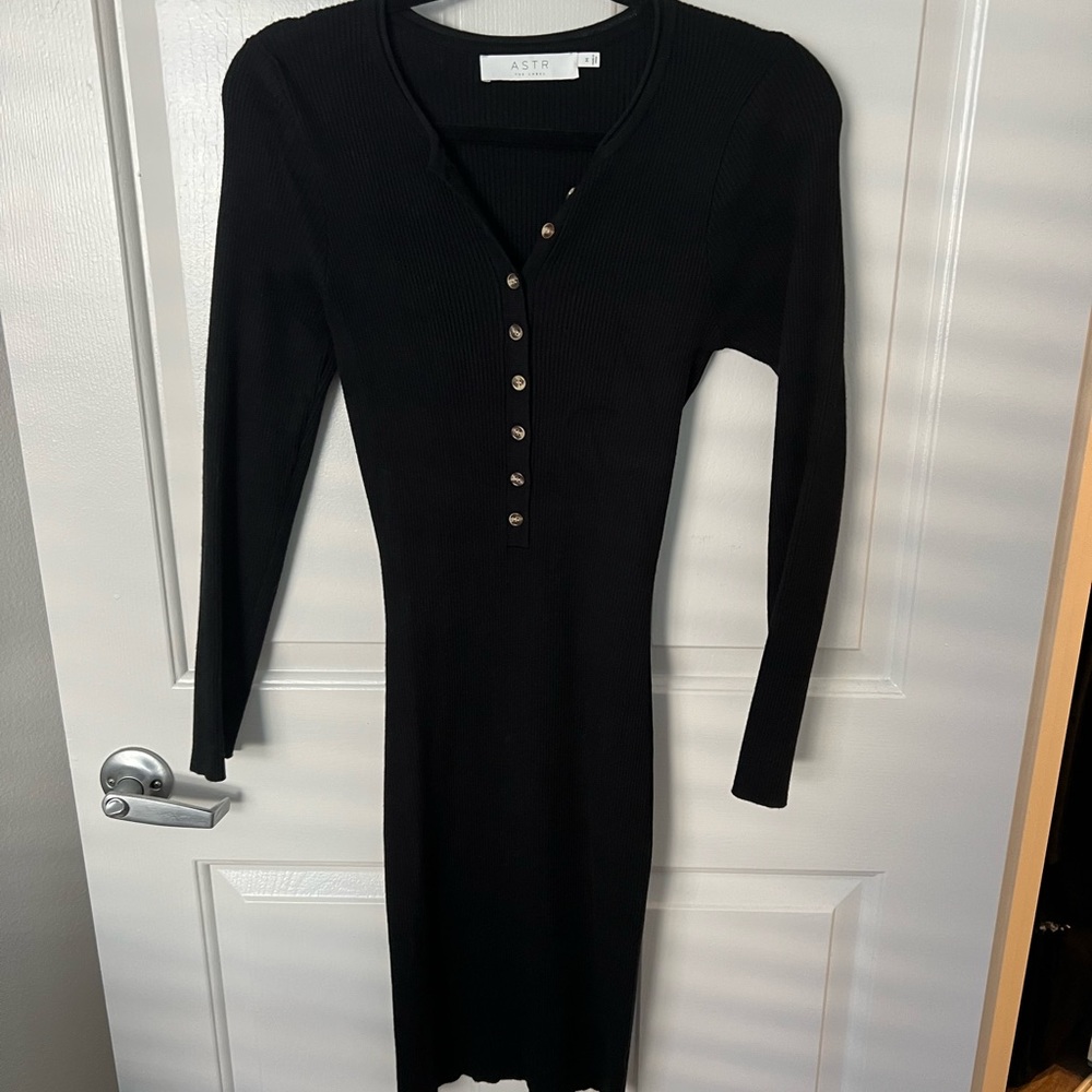 ASTR the label black dress
